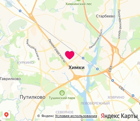 На карте