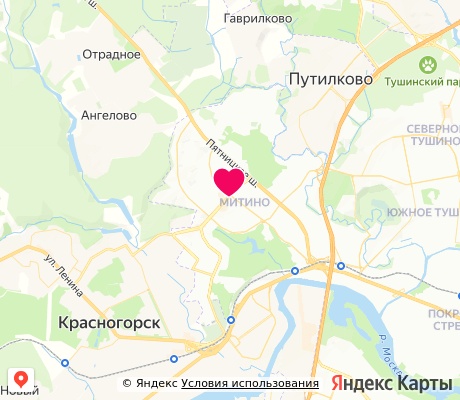 На карте