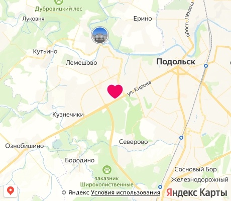 На карте