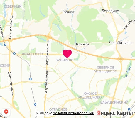 На карте