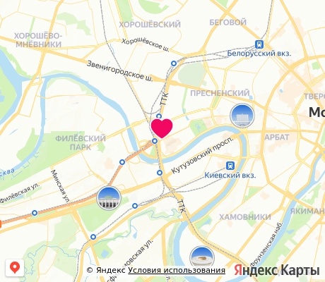 На карте