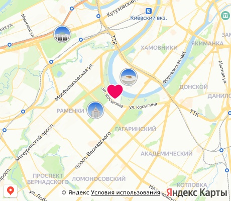 На карте