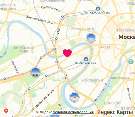 На карте