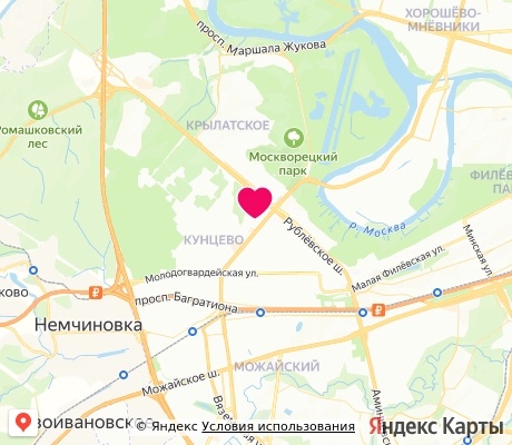 На карте