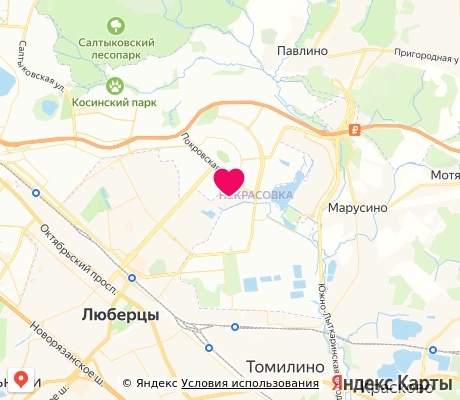 На карте