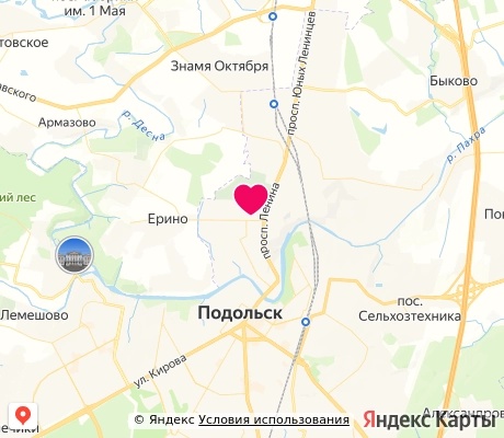 На карте