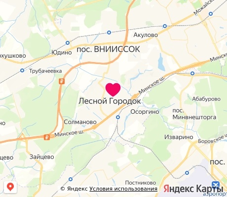 На карте