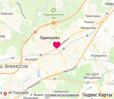 На карте
