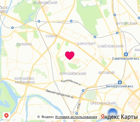 На карте