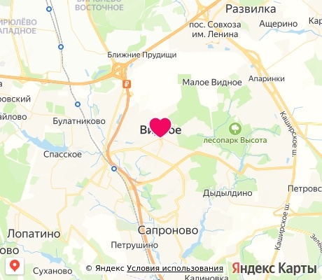 На карте