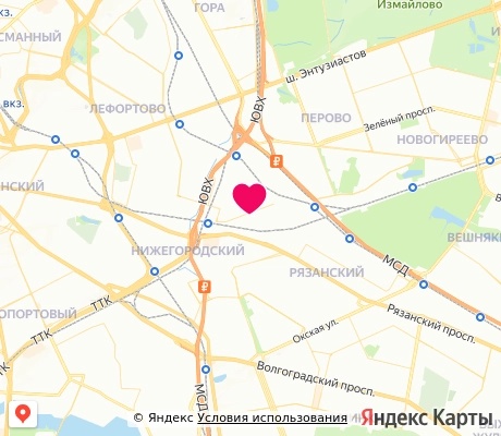 На карте
