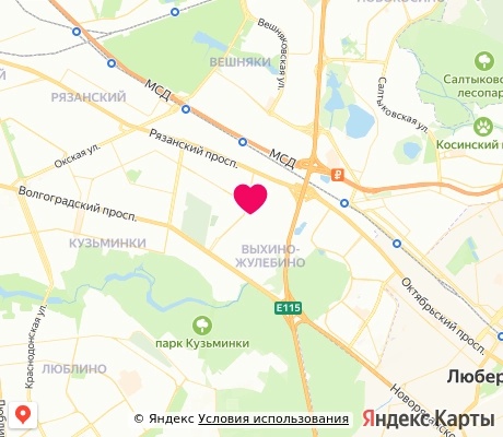 На карте