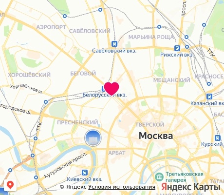 На карте