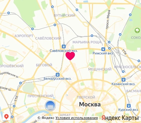 На карте