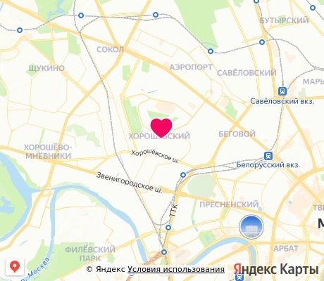 На карте