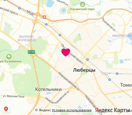 На карте