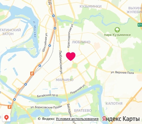 На карте
