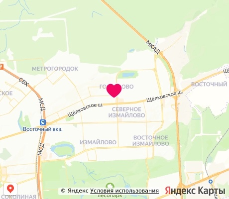 На карте