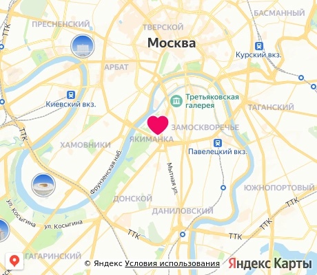 На карте