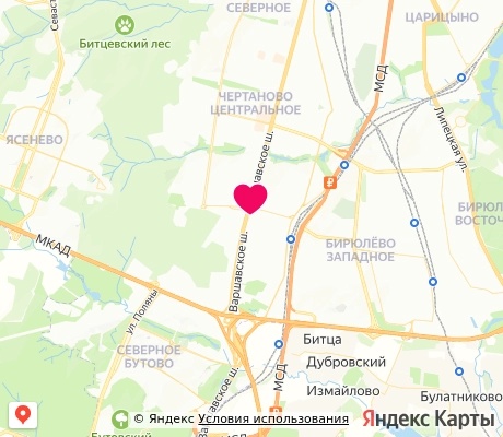 На карте