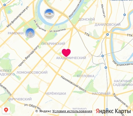 На карте