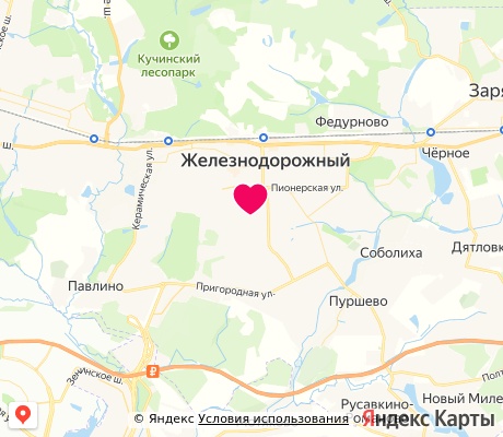 На карте