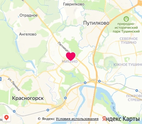 На карте