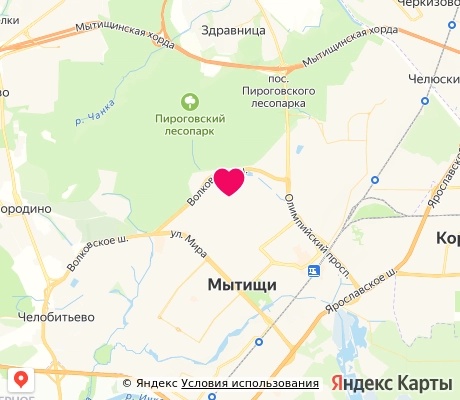 На карте