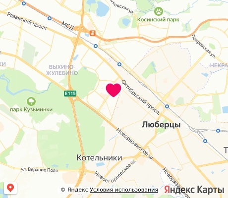 На карте