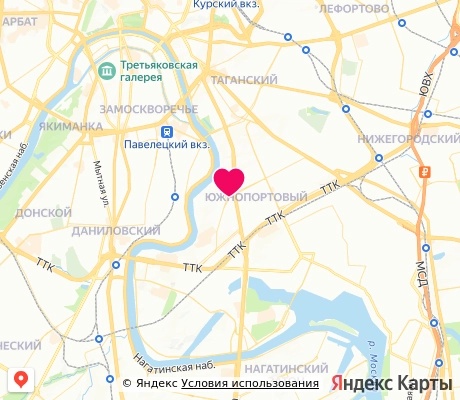 На карте
