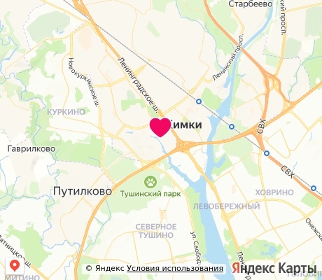 На карте
