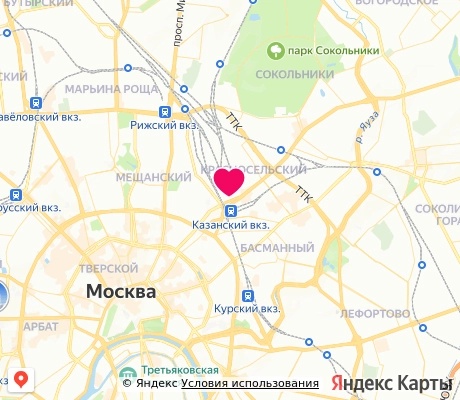На карте