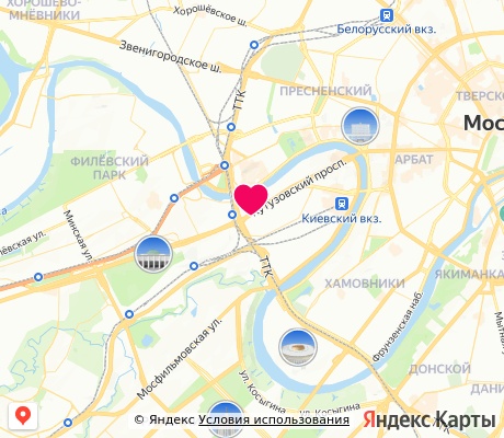На карте