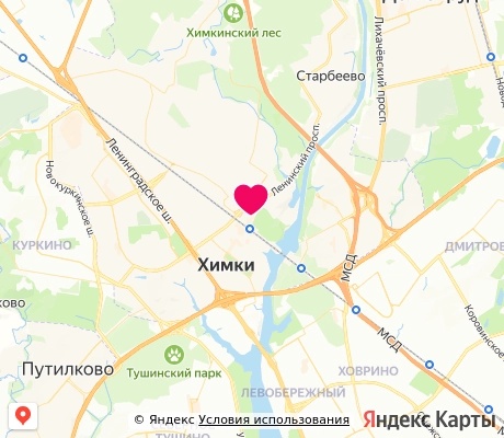 На карте