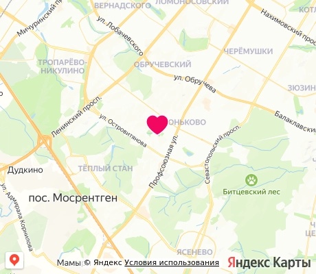 На карте