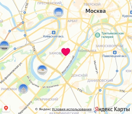 На карте
