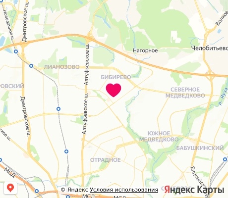 На карте