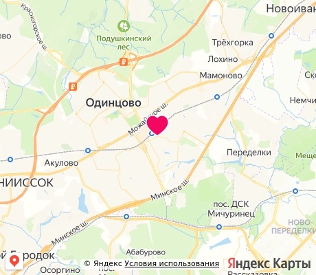 На карте