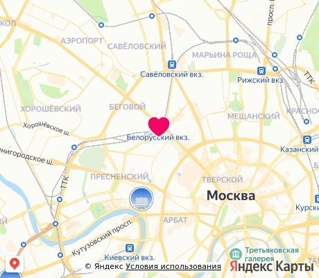 На карте