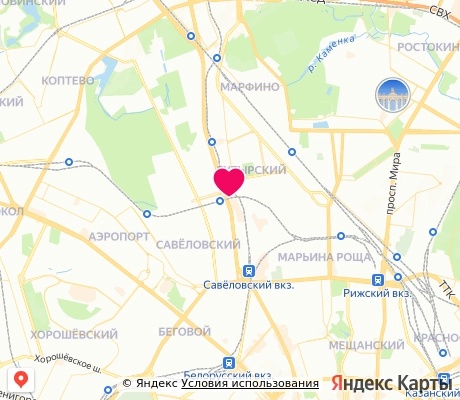 На карте