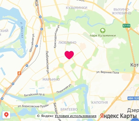 На карте