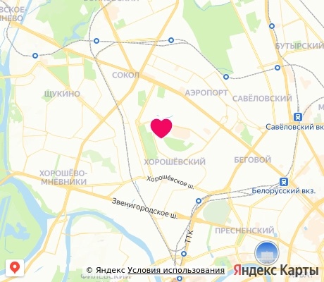 На карте