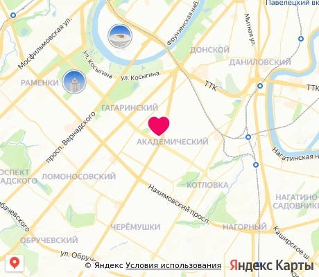 На карте