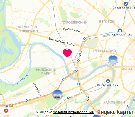 На карте