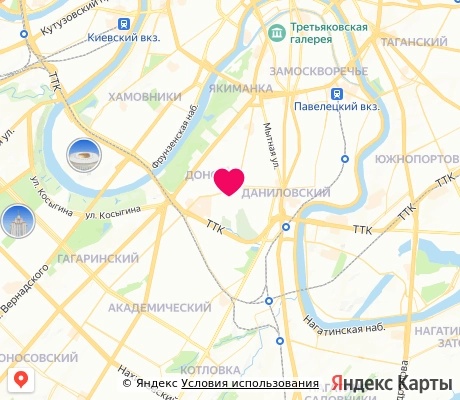 На карте