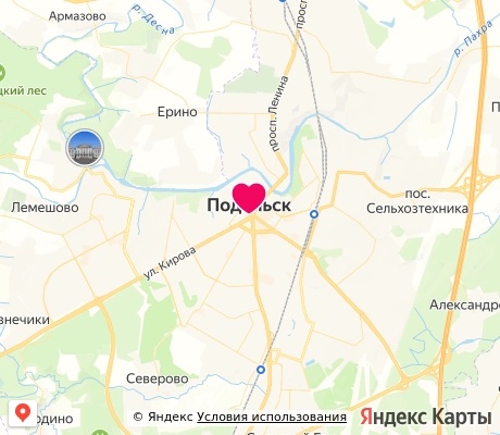 На карте