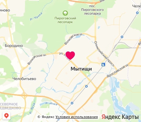На карте