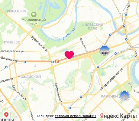 На карте