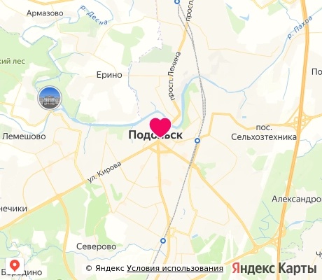 На карте