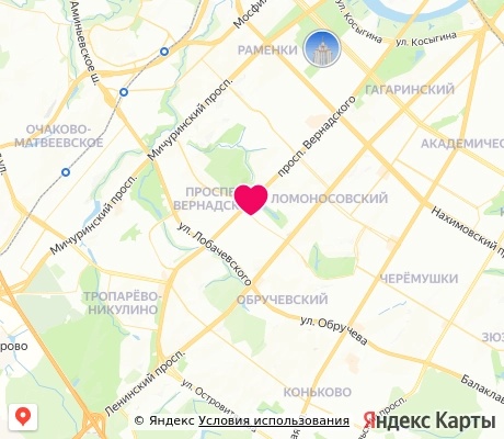 На карте